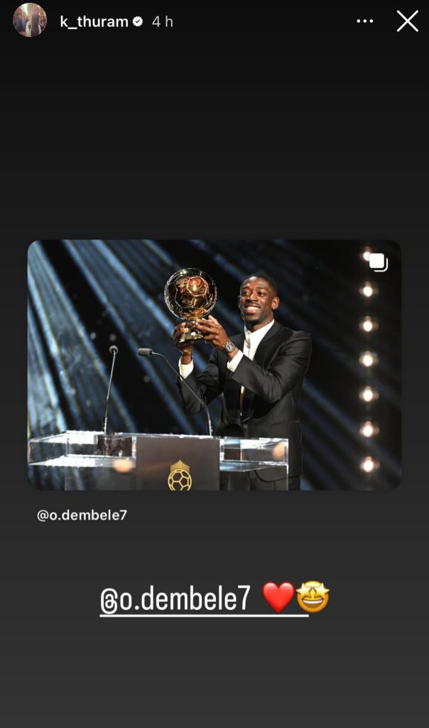 Dembele Pallone d'Oro, arriva il messaggio speciale di Khephren Thuram: cosa ha scritto il bianconero per il connazionale dopo il premio - FOTO 37 thuram dembele