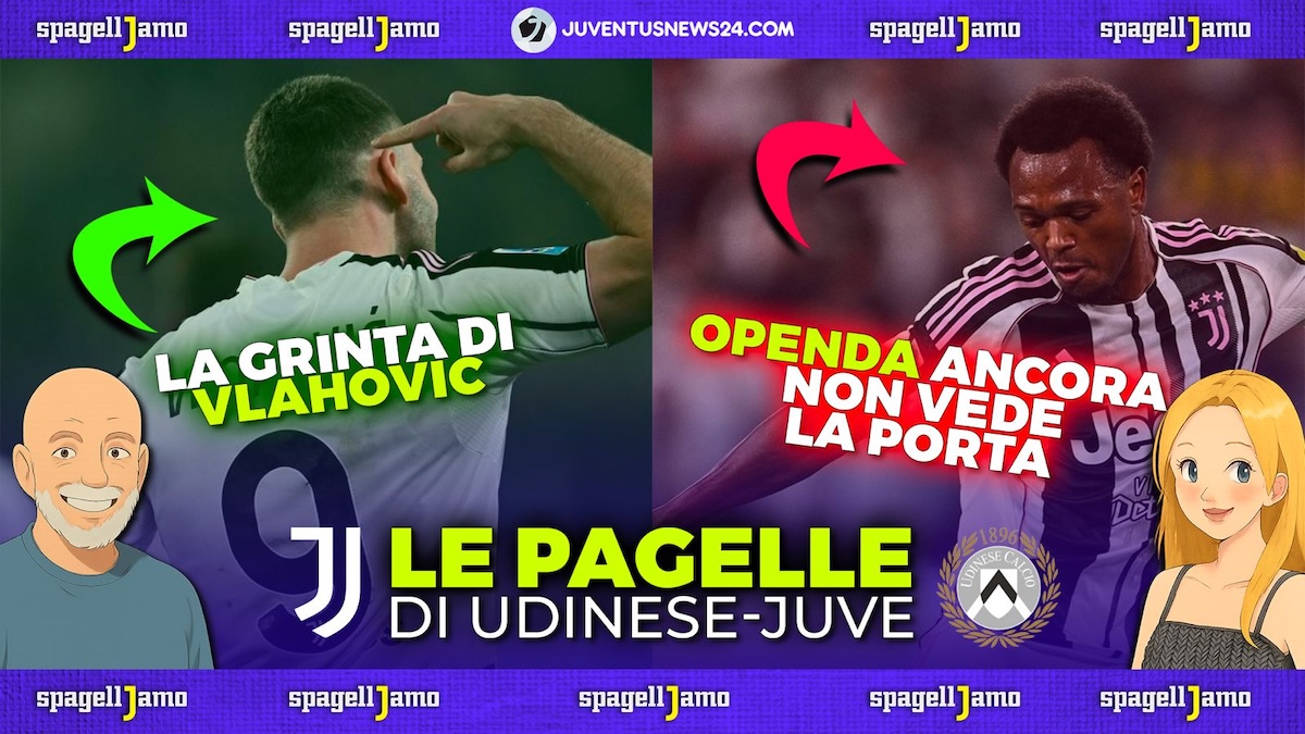 Pagelle Juve Udinese: Kostic sorpresa di Brambilla, le tante lacune di Openda e la grinta di Vlahovic - VIDEO 36 pagelle juve udinese