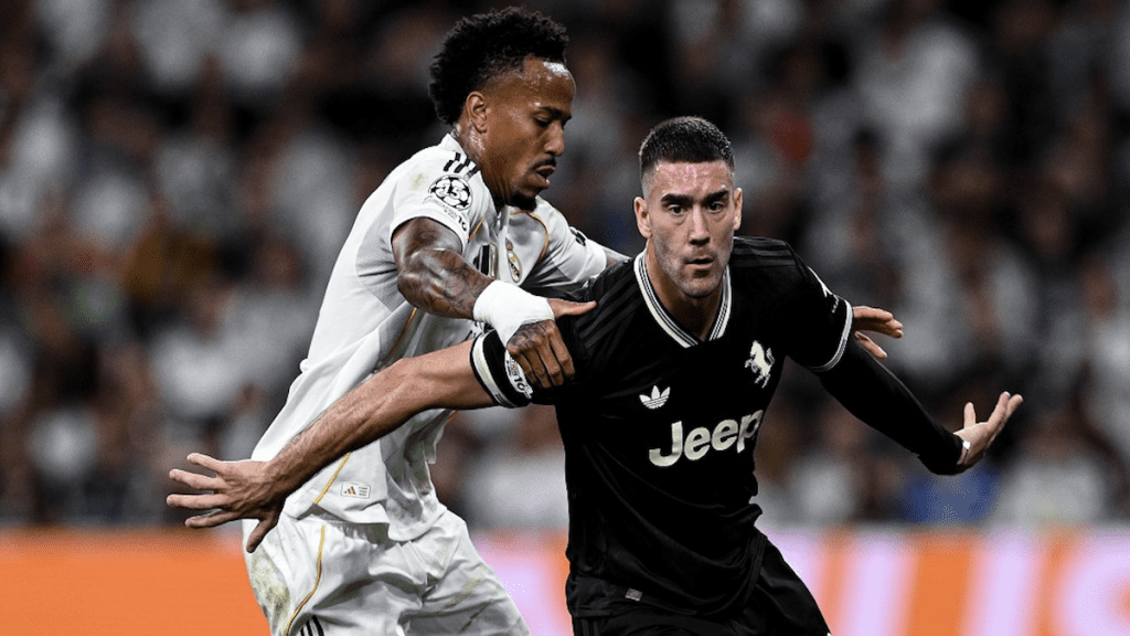 vlahovic militao real madrid juve