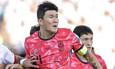 Kim Min-jae in campo con la Corea del Sud