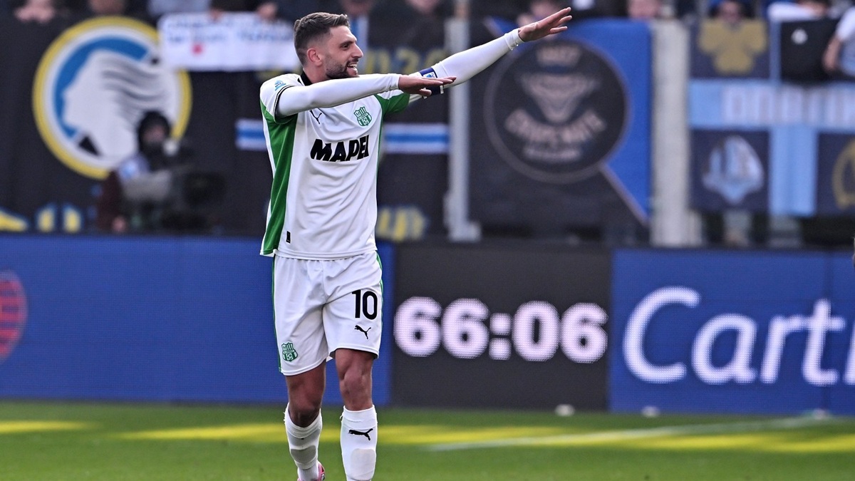 Berardi show col Sassuolo: l'ex obiettivo della Juventus fa il fenomeno contro l'Atalanta! Due gol e un assist per l'attaccante nel 3-0 neroverde alla New Balance Arena 36 berardi