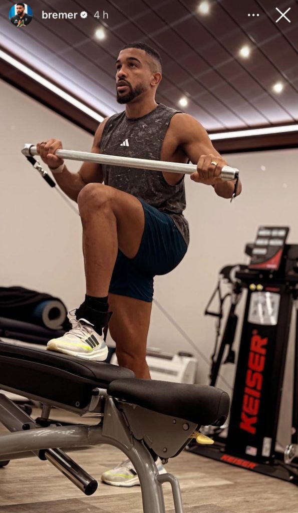 Bremer mette nel mirino il rientro: FOTO in palestra, brasiliano non-stop per tornare a disposizione della Juventus e di Spalletti 37 bremer 2