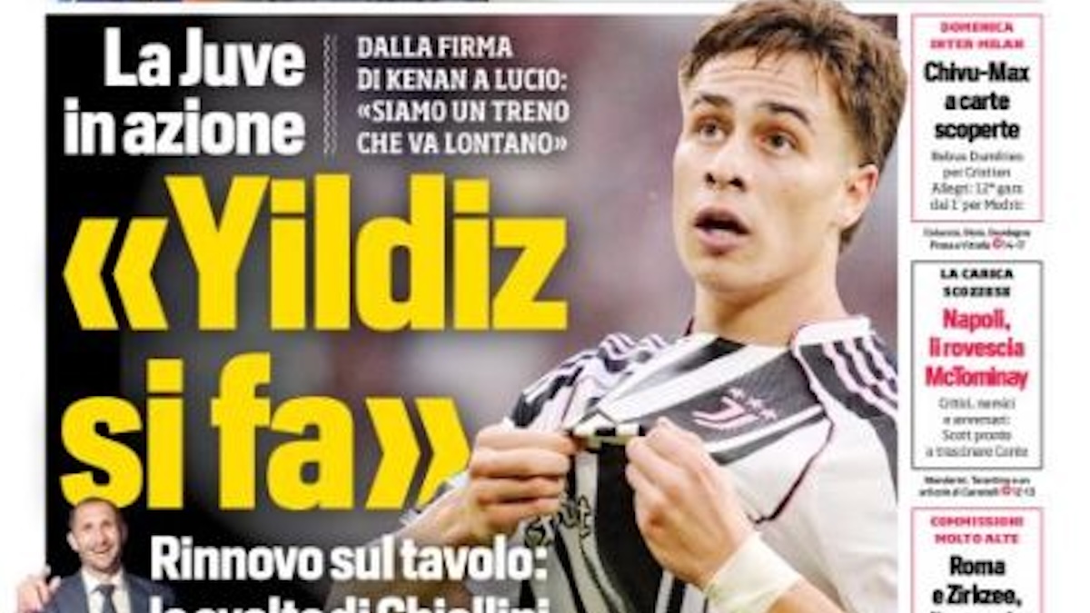 Rassegna stampa Juve: prime pagine quotidiani sportivi – 20 novembre