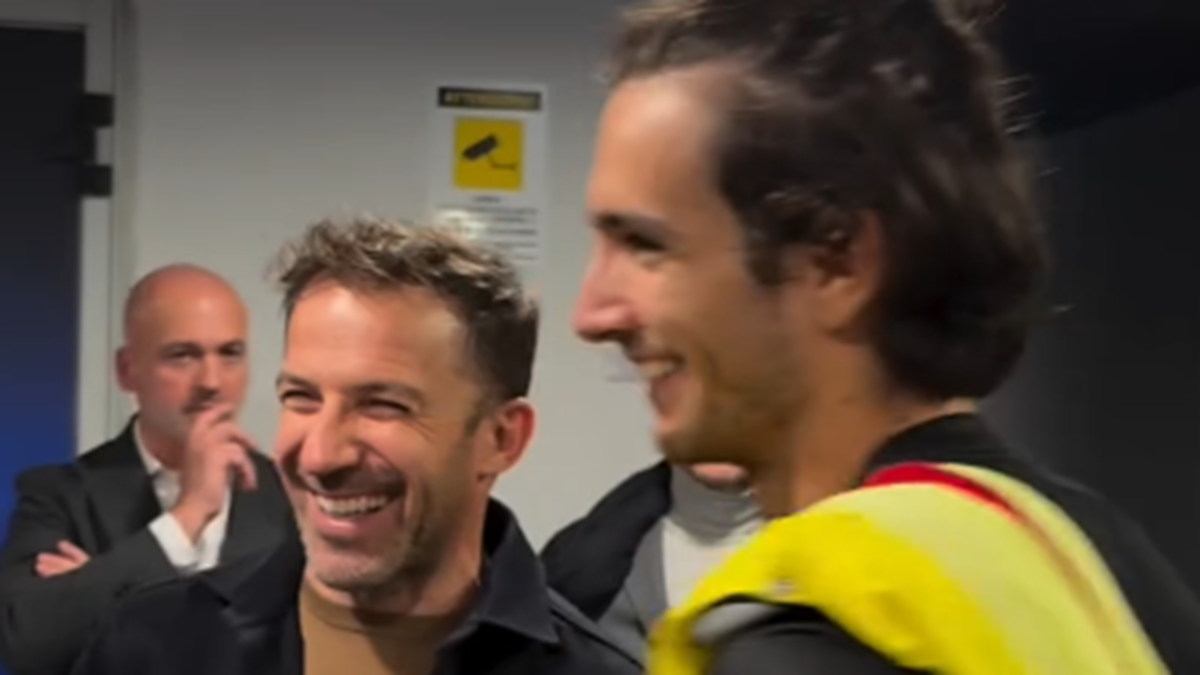ATP Finals, quanta Juve a Torino! Del Piero, Perin e Rugani insieme a Musetti, bellissimo siparietto dopo la sconfitta con Alcaraz – VIDEO ATP Finals, quanta Juve a Torino! Del Piero, Perin e Rugani insieme a Musetti, bellissimo siparietto dopo la sconfitta con Alcaraz – VIDEO
