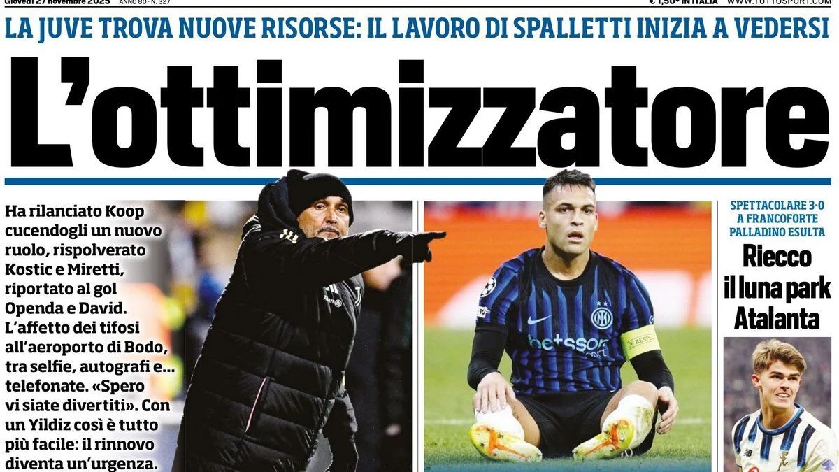 rassegna stampa juve prime pagine quotidiani sportivi 8211 27 novembre da Juventusnews24.com rassegna stampa juve prime pagine quotidiani sportivi 8211 27 novembre