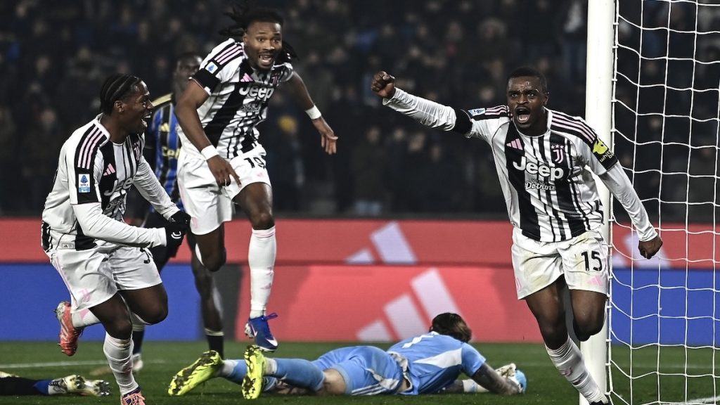 Kalulu Pisa Juve esultanza