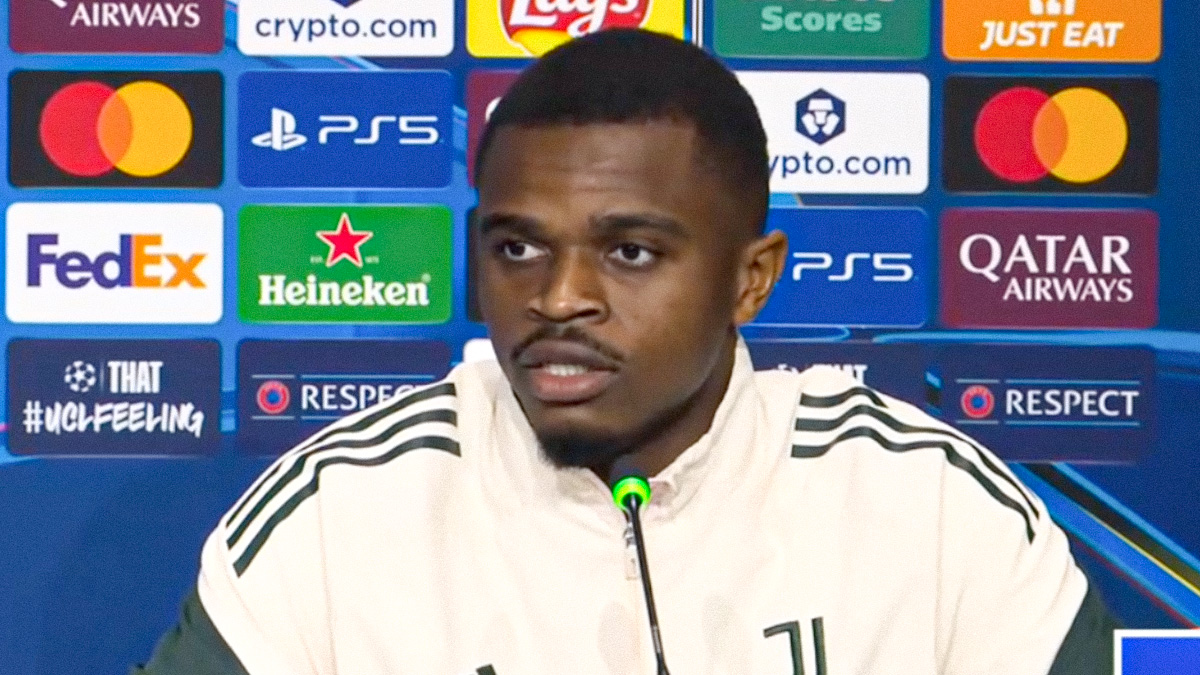 Conferenza stampa Kalulu pre Juve Pafos: «Mi sento un leader, provo sempre a dare l'esempio. Non siamo ancora vicini a ciò che vogliamo dimostrare» 36 Kalulu conferenza