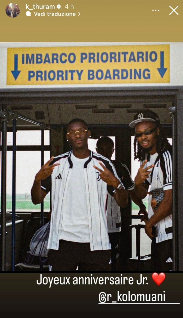 Compleanno Kolo Muani, gli auguri di Thuram sui social al suo ex compagno di squadra. La celebrazione originale che lega i due francesi - FOTO 37 WhatsApp Image 2025 12 05 at 17.59.45