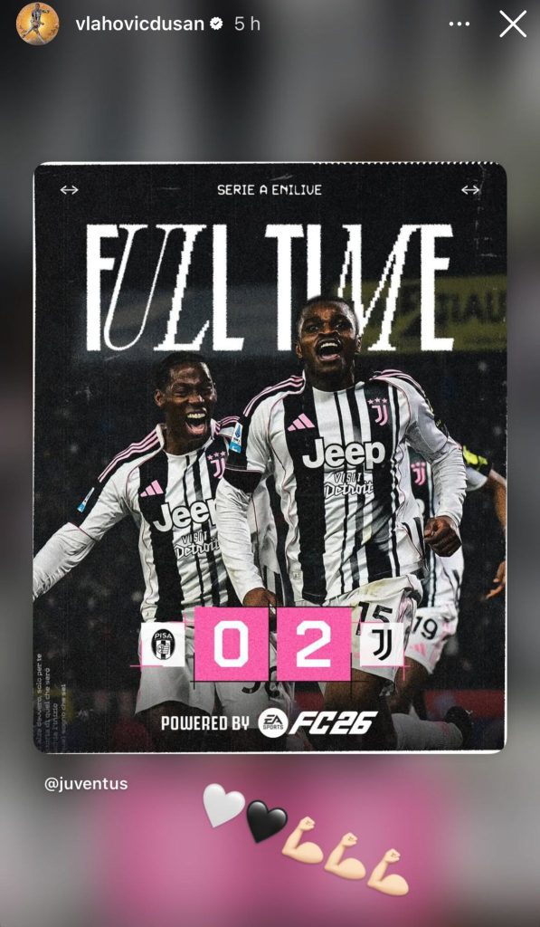 Juventus, il segnale social degli infortunati Vlahovic e Conceicao dopo il successo contro il Pisa - FOTO 38 WhatsApp Image 2025 12 28 at 17.36.34 1
