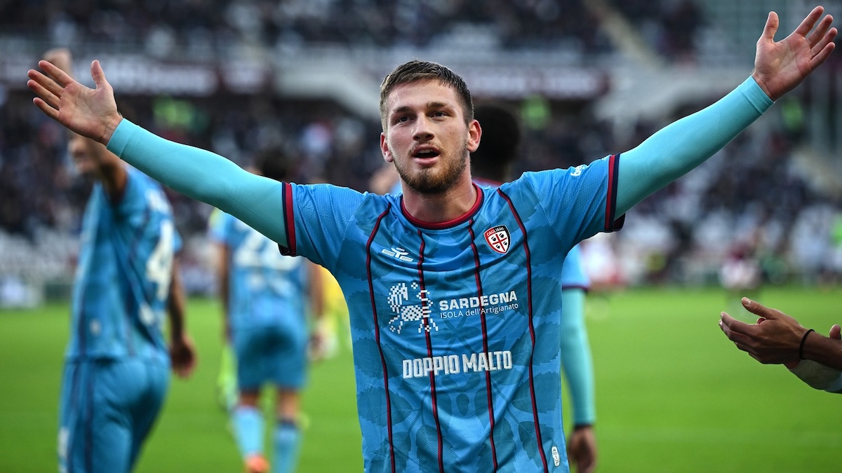 Torino Cagliari 1-2: un capolavoro di Kiliçsoy ribalta i granata. A Baroni non basta la rete di Vlasic 36 esultanza Kilicsoy Cagliari