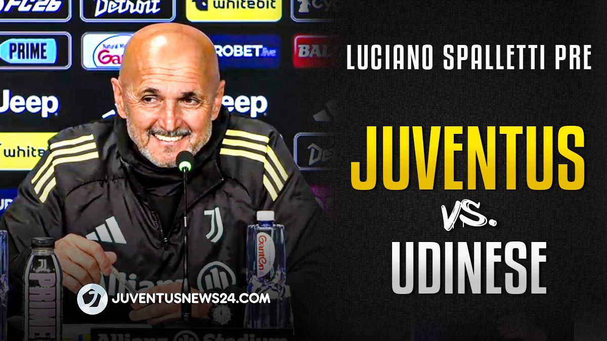 Conferenza stampa Spalletti pre Juve Udinese Coppa Italia: il VIDEO con le parole del tecnico bianconero