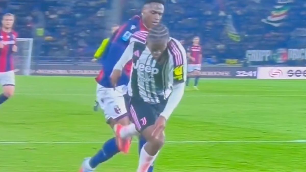 david chiede un rigore in bologna juve il canadese spinto in area da lucumi il commento di marelli 8211 foto da Juventusnews24.com david chiede un rigore in bologna juve il canadese spinto in area da lucumi il commento di marelli 8211 foto