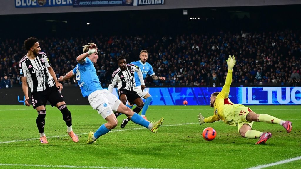 Napoli Juve gol Hojlund