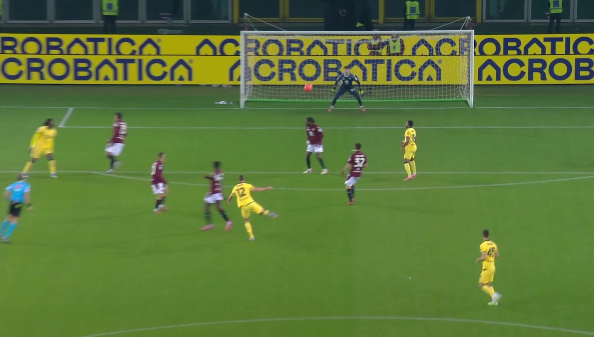 Gol Rabiot in Torino Milan: prodezza da casa sua dell’ex Juventus. È il primo gol del francese con la maglia rossonera – FOTO