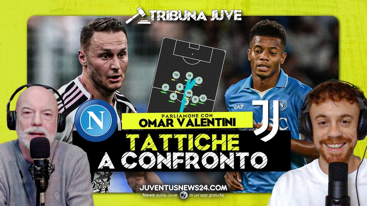 Napoli Juve, sfida tra i due maestri Conte e Spalletti: tattiche a confronto – VIDEO con Paolo Rossi e Omar Valentini