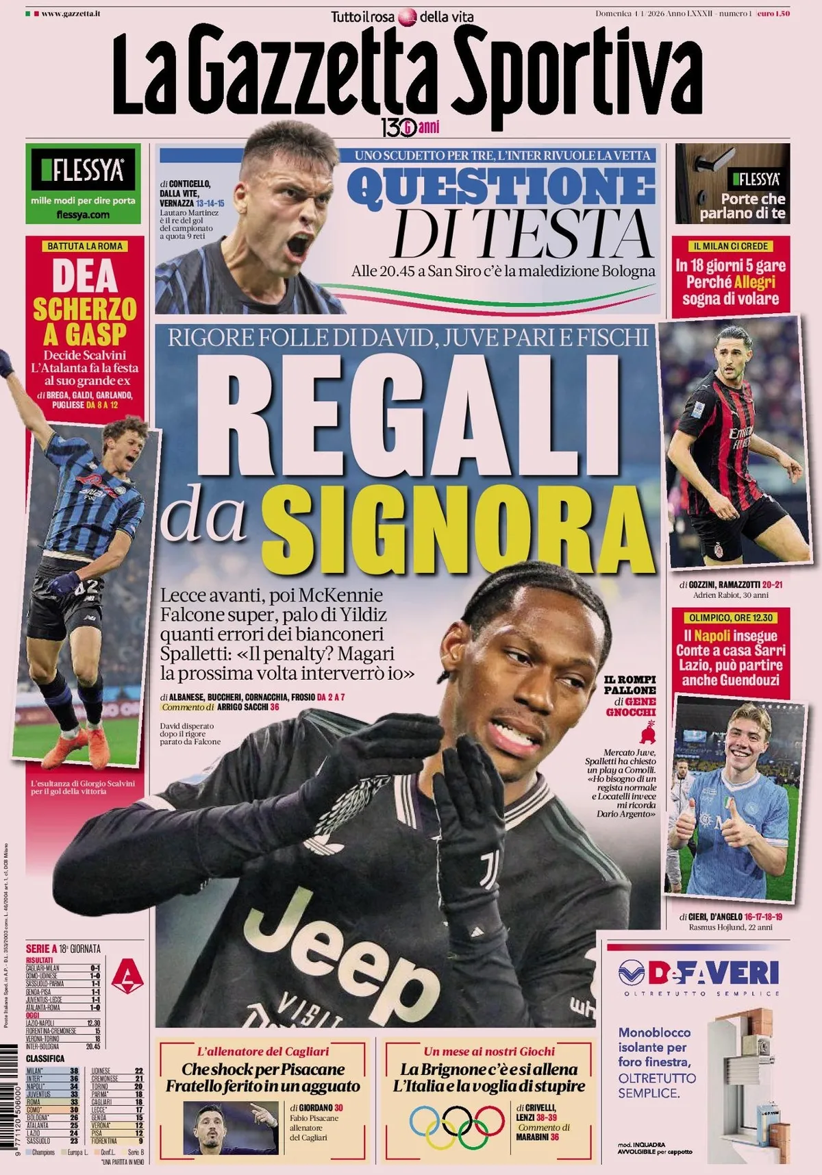rassegna stampa juve prime pagine quotidiani sportivi 8211 4 gennaio da Juventusnews24.com rassegna stampa juve prime pagine quotidiani sportivi 8211 4 gennaio