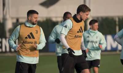 Yildiz Zhegrova allenamento Juve