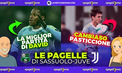 pagelle sassuolo juve