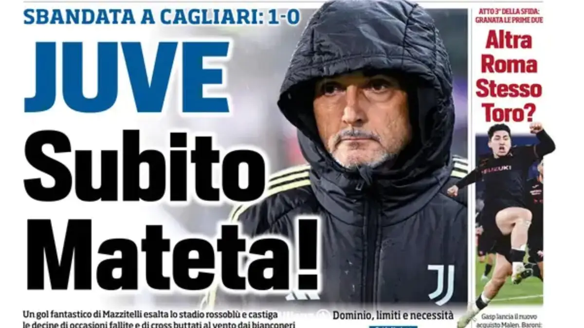 Rassegna stampa Juve: prime pagine quotidiani sportivi – 18 gennaio
