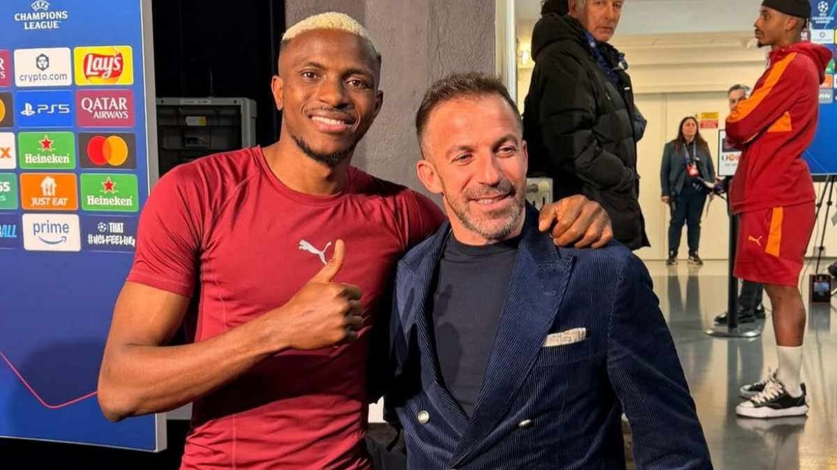 Osimhen incontra Del Piero, il bellissimo siparietto dopo Juve Galatasaray: il suo messaggio e cosa è successo nella pancia dell’Allianz Stadium – FOTO