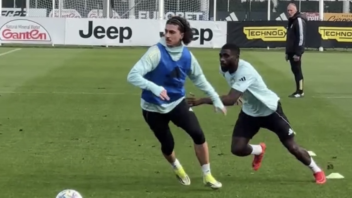 Licina Juventus: il gioiello strappato al Bayern subito in gruppo con i grandi. Allenamento in prima squadra - VIDEO 36 Licina