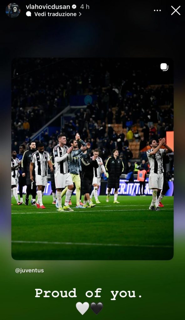 Vlahovic orgoglioso della squadra dopo Inter Juve. Il messaggio del bomber serbo sui social - FOTO 37 WhatsApp Image 2026 02 15 at 11.10.10 1