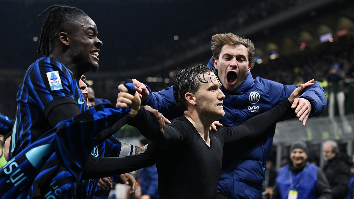 Bisseck a Sky: «Giocato contro un avversario molto forte, a volte si deve soffrire. Non siamo soddisfatti della prestazione. Su Chivu vi dico questo» 36 Zielinski Barella Bisseck