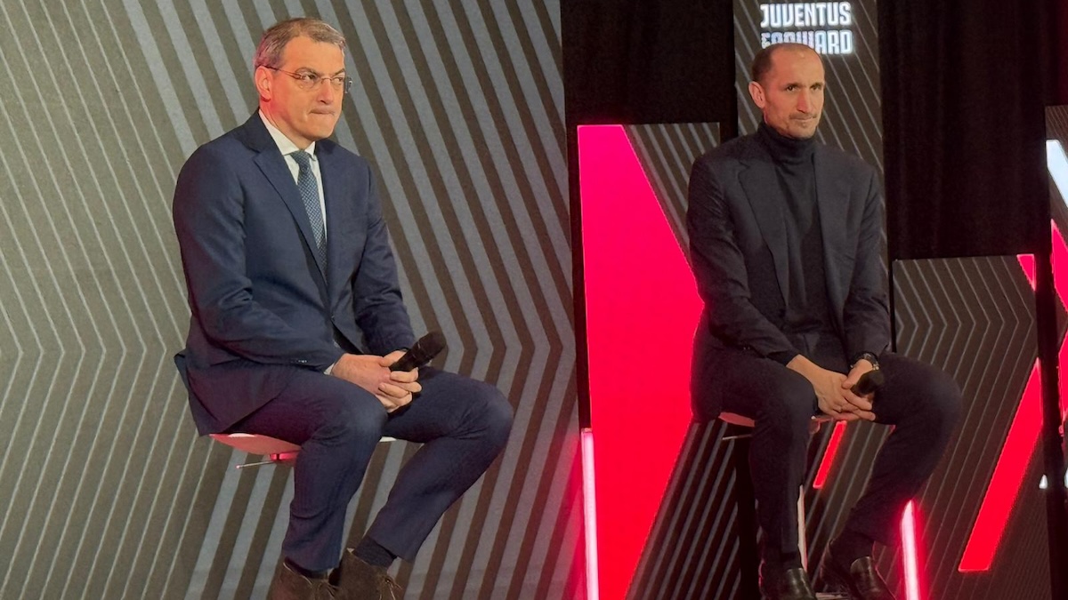 Juventus Forward, presentato il nuovo progetto. Chiellini: «L’innovazione fa parte della storia della Juve». E Comolli cita Agnelli – VIDEO