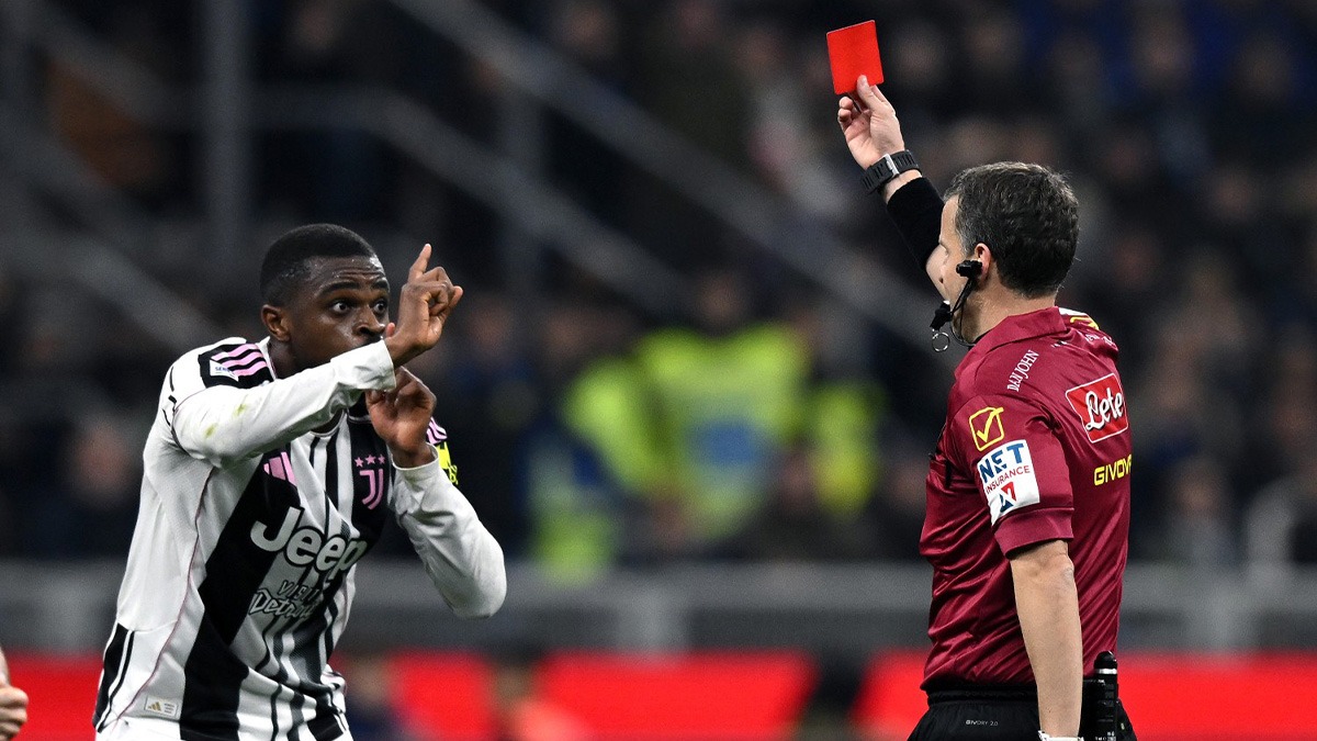 Moviola Inter Juve: gli episodi dubbi del match 36 espulsione kalulu