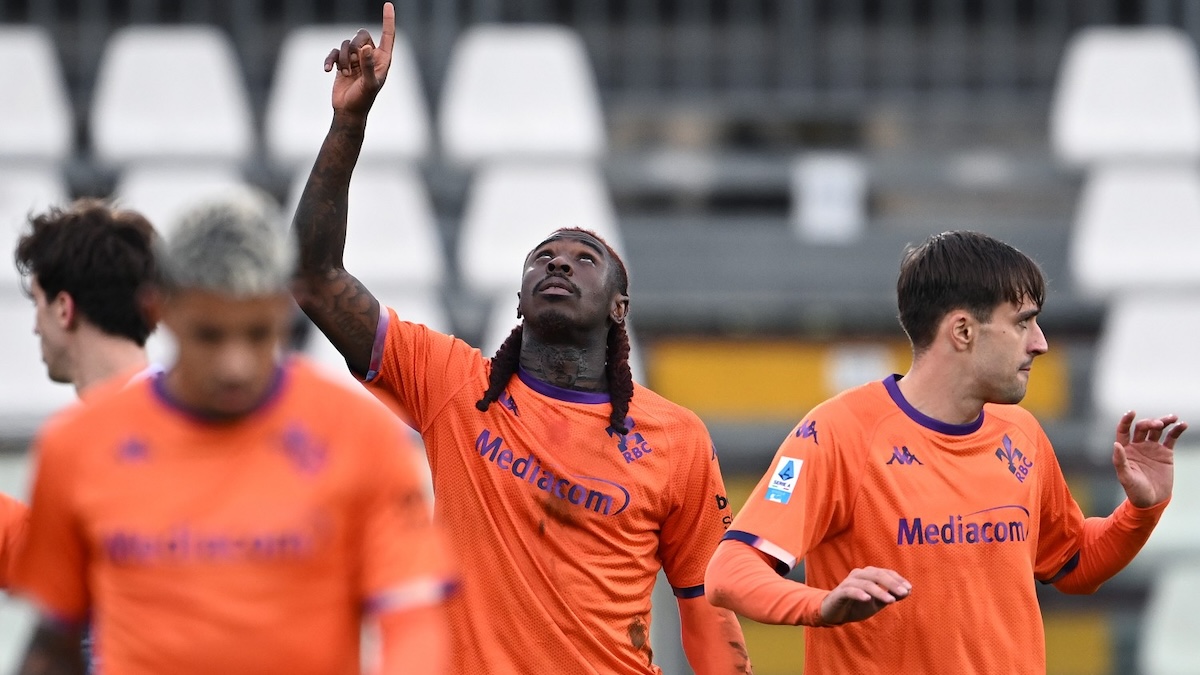 Como Fiorentina 1-2: Fagioli e Kean fanno un favore alla Juventus. Espulso Morata 36 Kean