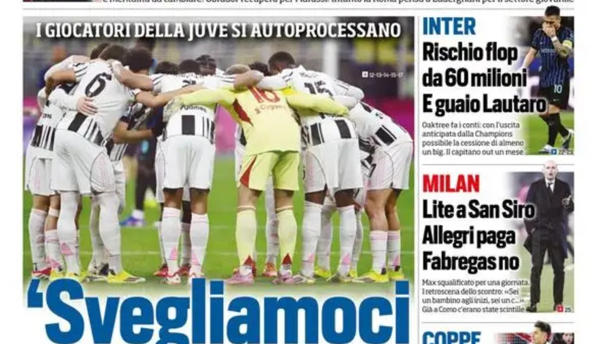 Rassegna stampa Juve: prime pagine quotidiani sportivi – 20 febbraio