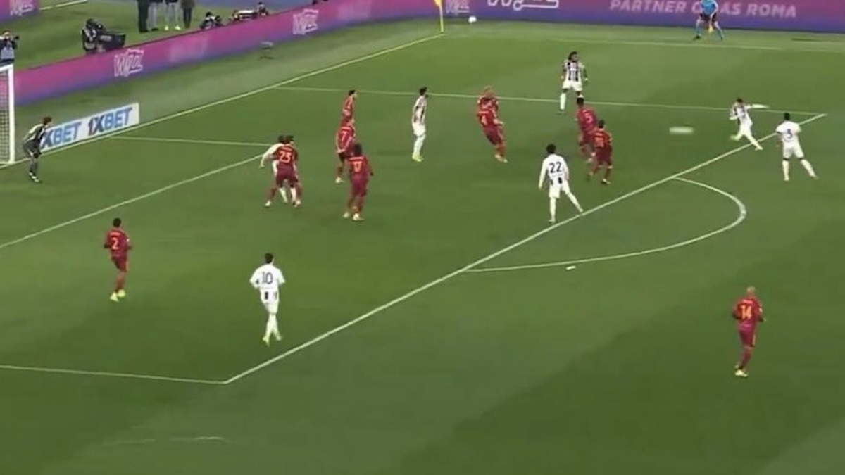 Gol Conceicao: la Juve la pareggia con un capolavoro assoluto del portoghese! Ristabilita la parità a Roma 36 Conceicao