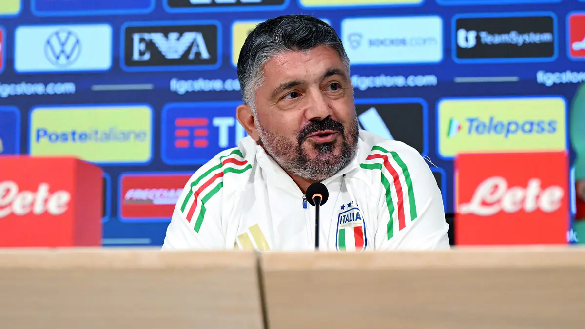 Conferenza stampa Gattuso: «Locatelli è cresciuto, ha fiducia e si è ritrovato. Chiesa aveva problemi, era inutile che restasse» 36 Gattuso