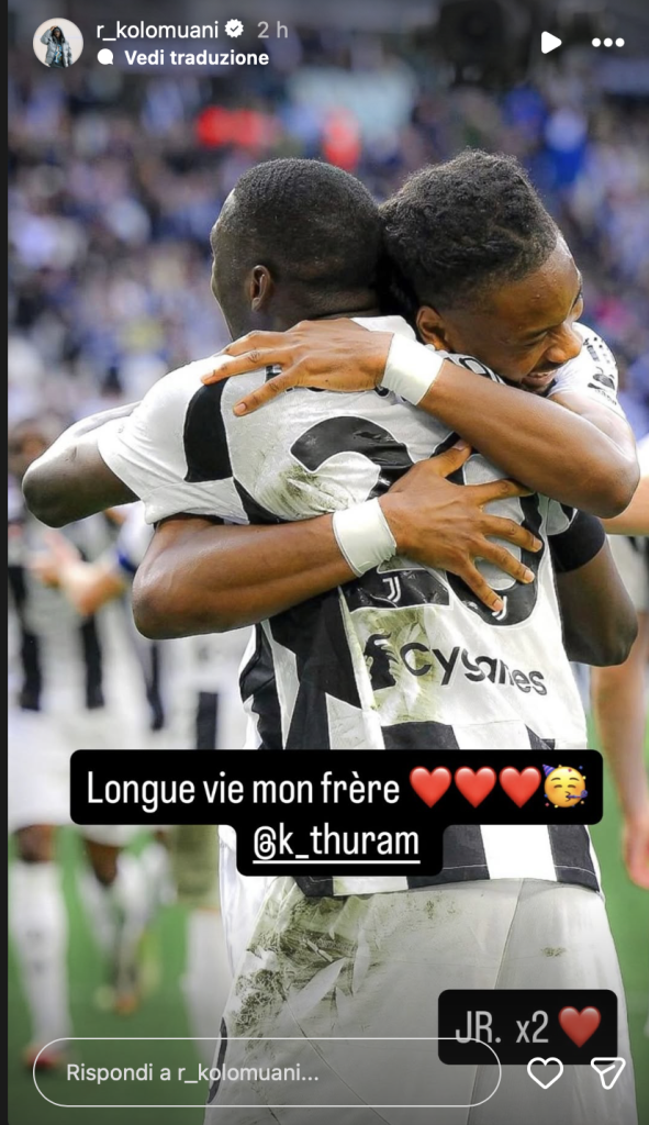 Kolo Muani, sempre la Juve in testa: arrivano gli auguri per l'amico ed ex compagno Thuram - FOTO 37 Screenshot 2026 03 26 alle 17.10.12