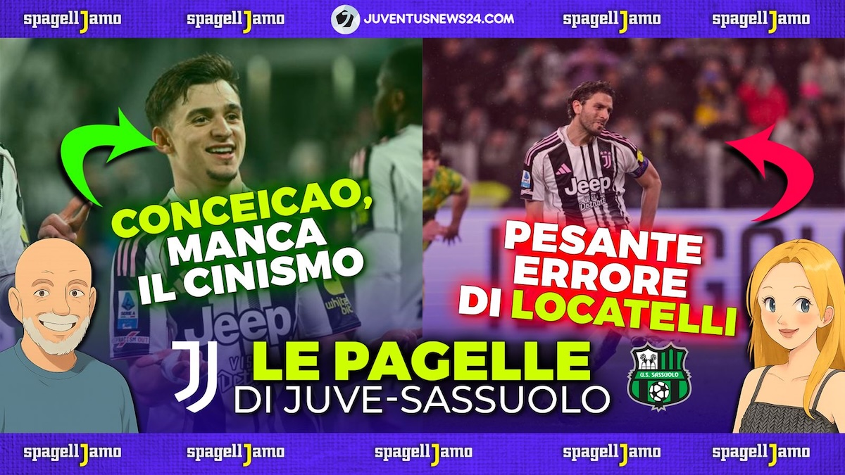 pagelle juve sassuolo il pesante errore di loca conceicao e yildiz ci provano male bremer 8211 video da Juventusnews24.com pagelle juve sassuolo il pesante errore di loca conceicao e yildiz ci provano male bremer 8211 video