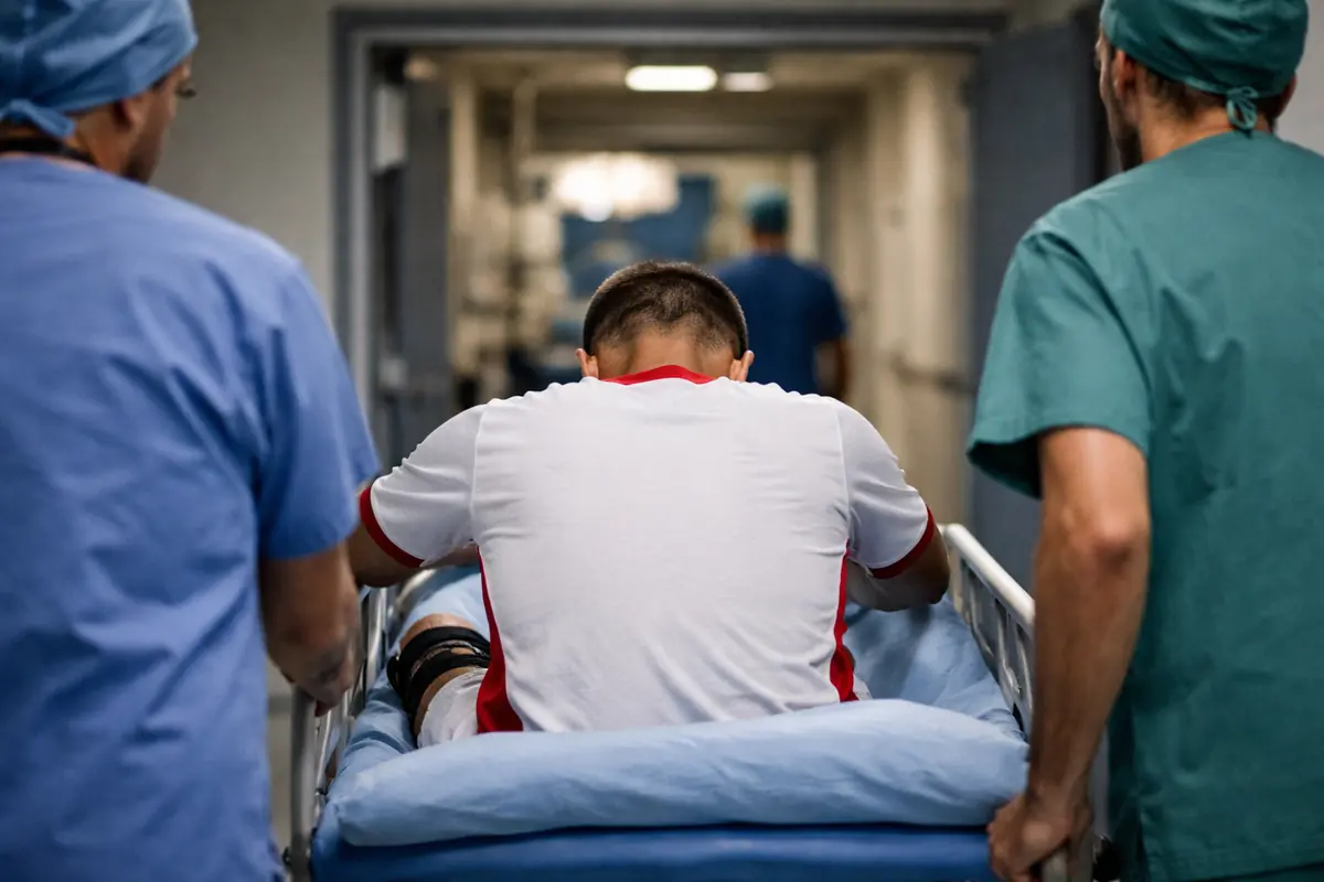 Operazione necessaria e stagione finita: carriera a rischio? 36 Calciatore in barella, operazione necessaria