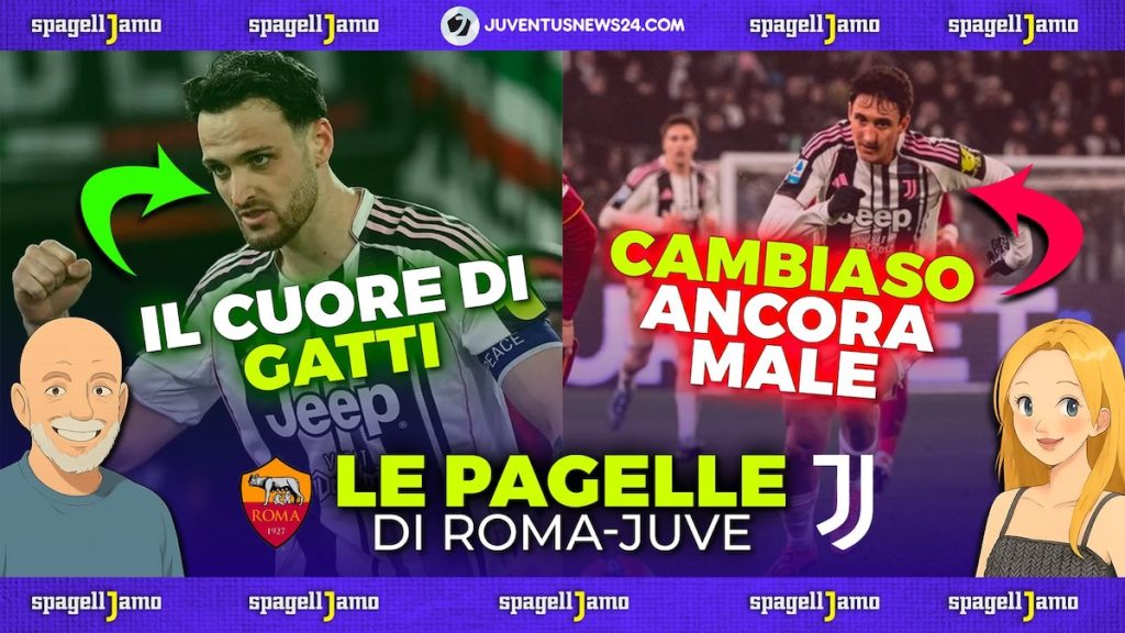 pagelle Roma Juve
