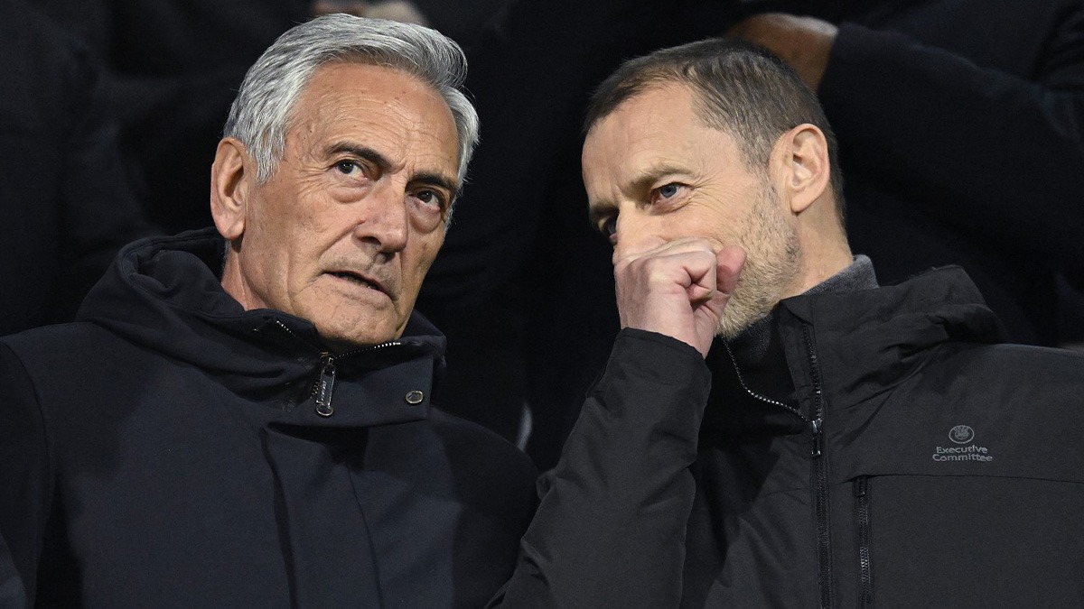 Ceferin difende Gravina: «Per me è importante, un gentiluomo senza colpe. I politici italiani dovrebbero...» 36 gravina-ceferin