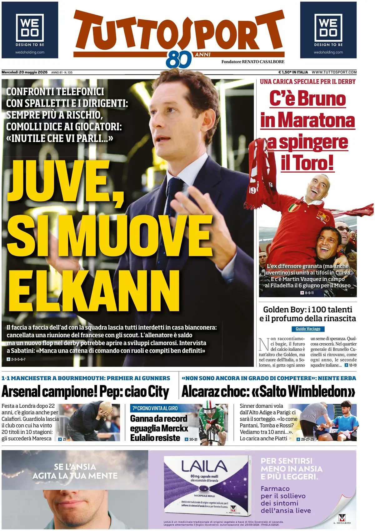 rassegna stampa juve prime pagine quotidiani sportivi 8211 20 maggio da Juventusnews24.com rassegna stampa juve prime pagine quotidiani sportivi 8211 20 maggio