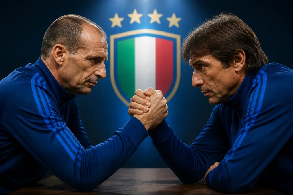 Dalla Nazionale alla... Nazionale, Deschamps per l'Italia: "Sono disponibile" 37 allegri conte italia 17 maggio 2026 juventusnews24