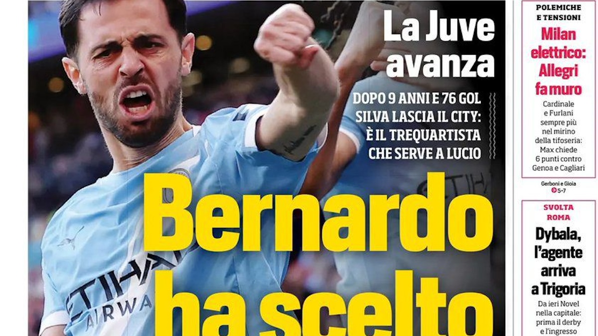 Rassegna stampa Juve: prime pagine quotidiani sportivi – 16 maggio
