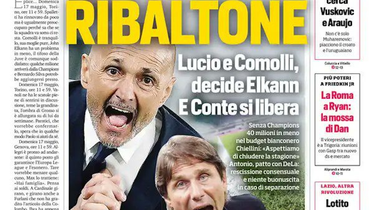 rassegna stampa juve prime pagine quotidiani sportivi 8211 19 maggio da Juventusnews24.com rassegna stampa juve prime pagine quotidiani sportivi 8211 19 maggio