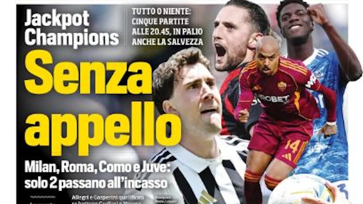 rassegna stampa juve prime pagine quotidiani sportivi 8211 24 maggio da Juventusnews24.com rassegna stampa juve prime pagine quotidiani sportivi 8211 24 maggio