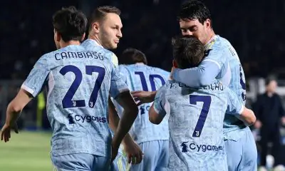 Lecce Juve 0-1, ora c'è la Fiorentina: arriva la partita che può cambiare l’autostima della squadra di Spalletti - VIDEO 38 esultanza juve gol vlahovic lecce