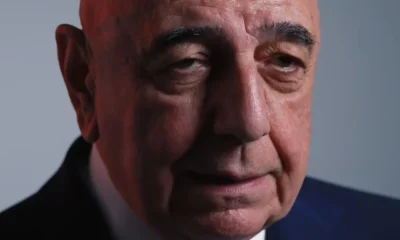 Galliani durante un'intervista per i suoi 80 anni