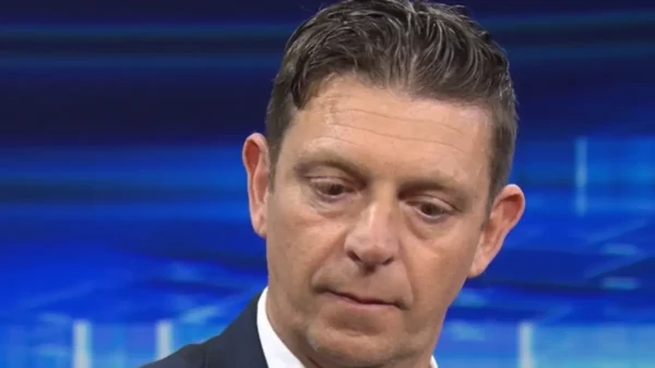 Gianluca Rocchi, ex designatore arbitrale, durante una puntata di Open Var su Dazn