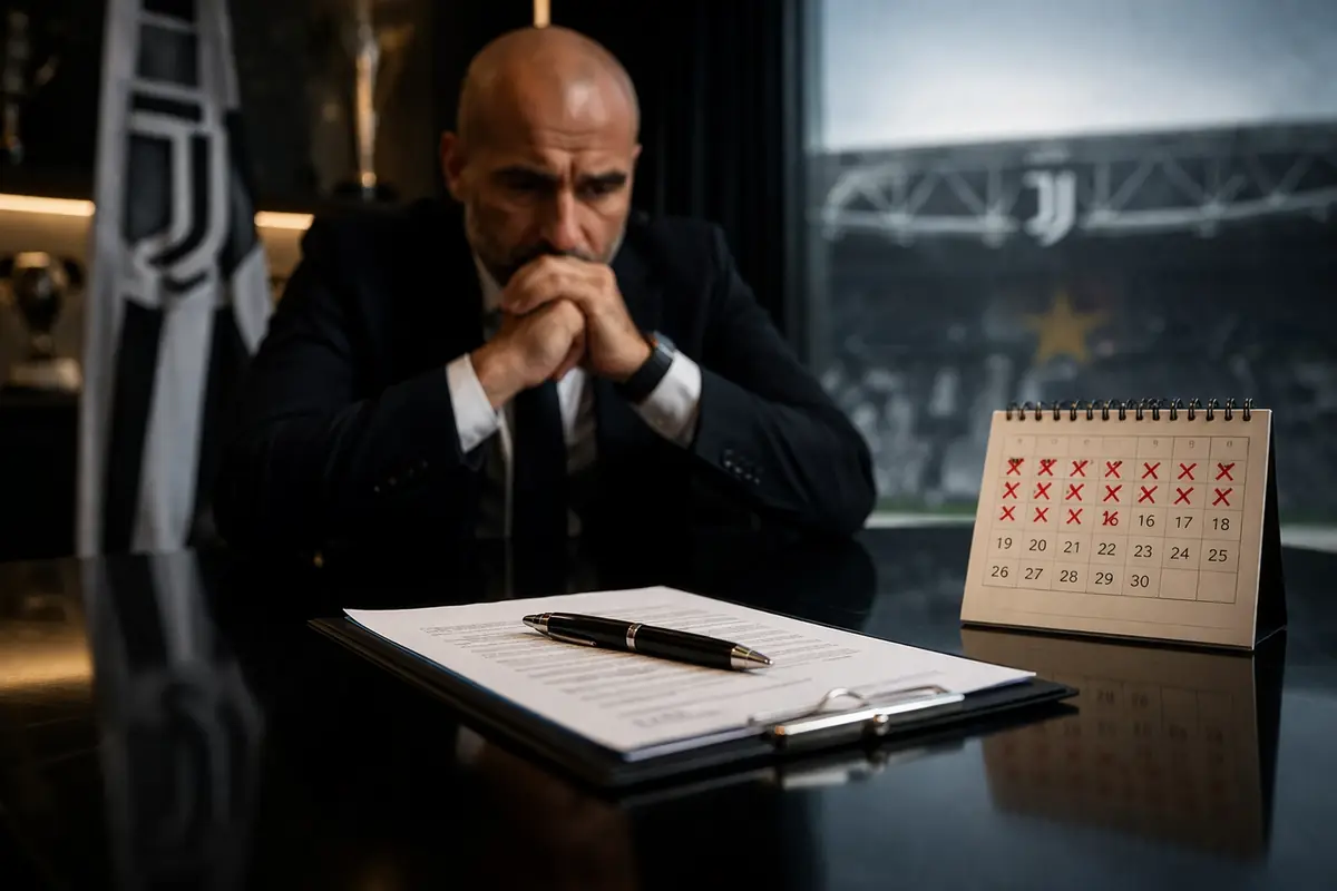 "Spalletti pronto a dare le dimissioni": esplode la bomba in casa Juve prima della Fiorentina 36 Spalletti davanti ad un contratto con lo Stadium sullo sfondo