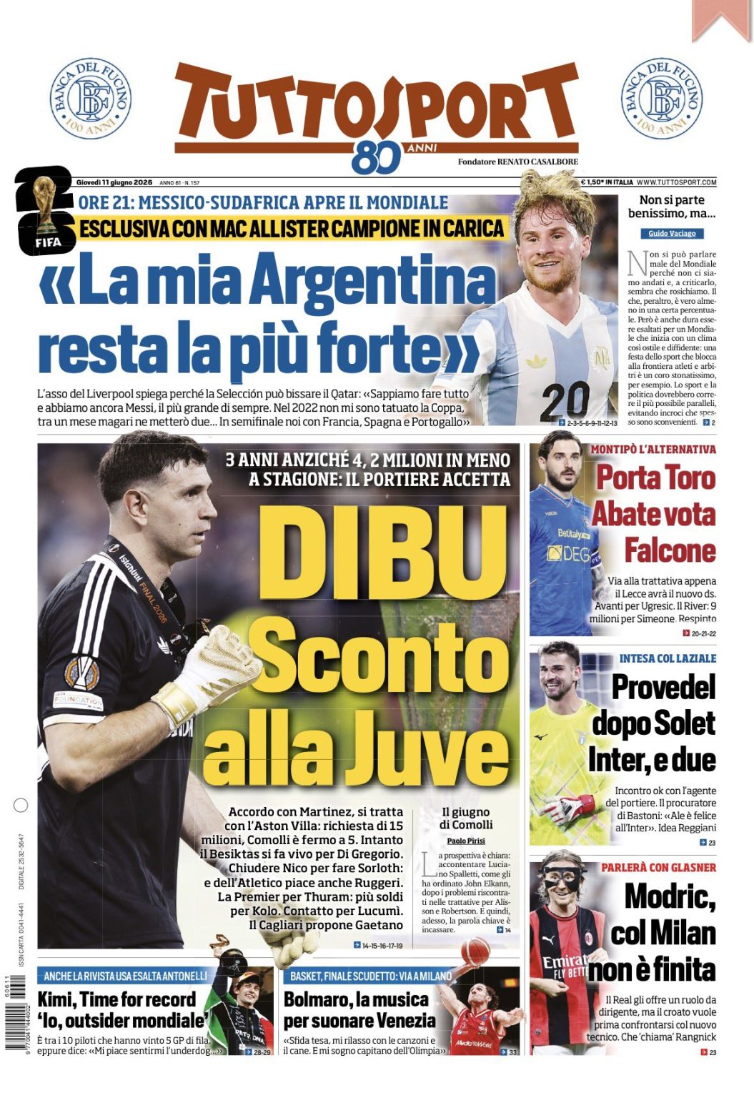 rassegna stampa juve prime pagine quotidiani sportivi 8211 11 giugno da Juventusnews24.com rassegna stampa juve prime pagine quotidiani sportivi 8211 11 giugno