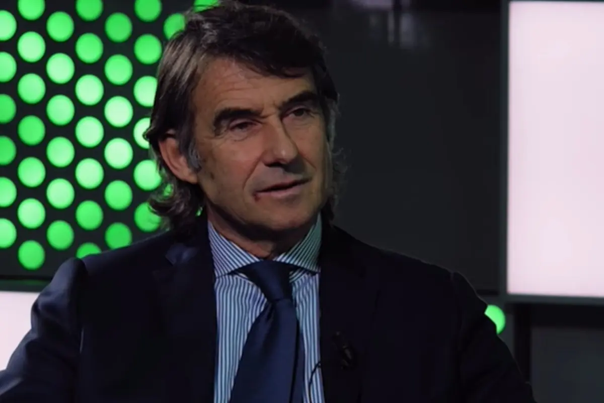 Giovanni Carnevali, nuovo Ad della Juve, durante un'intervista