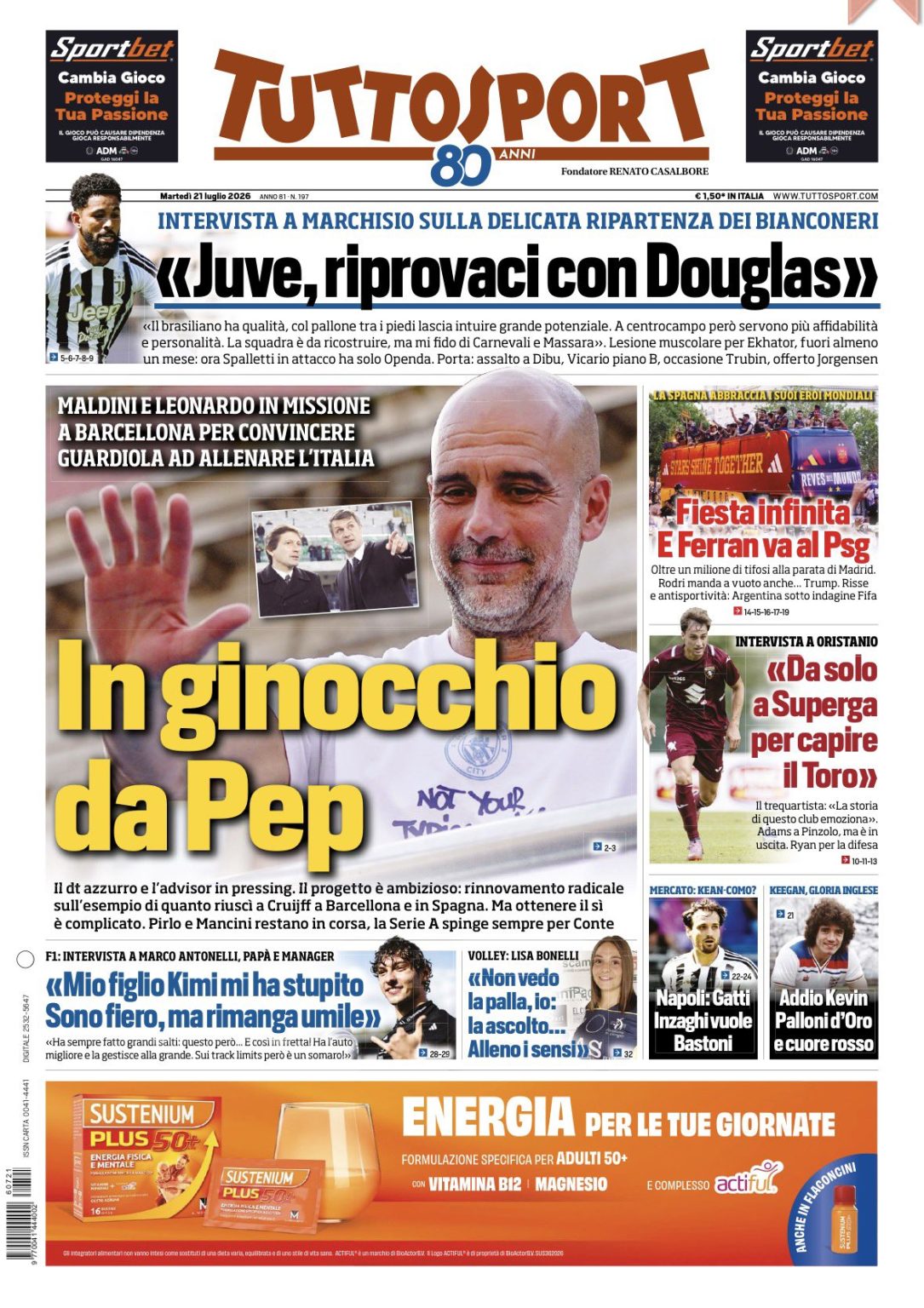 rassegna stampa juve prime pagine quotidiani sportivi 8211 21 luglio da Juventusnews24.com rassegna stampa juve prime pagine quotidiani sportivi 8211 21 luglio